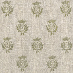 Olive Pomegranate Rustic Stonewashed Linen 