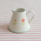 Red Flowerbed Mini Pitcher - SECONDS