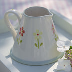 Red Flowerbed Mini Pitcher - SECONDS