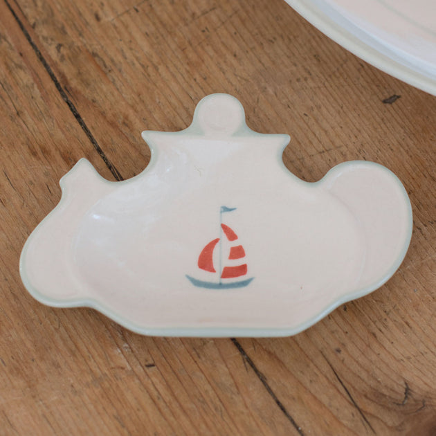 Boats Teabag Holder - Seconds