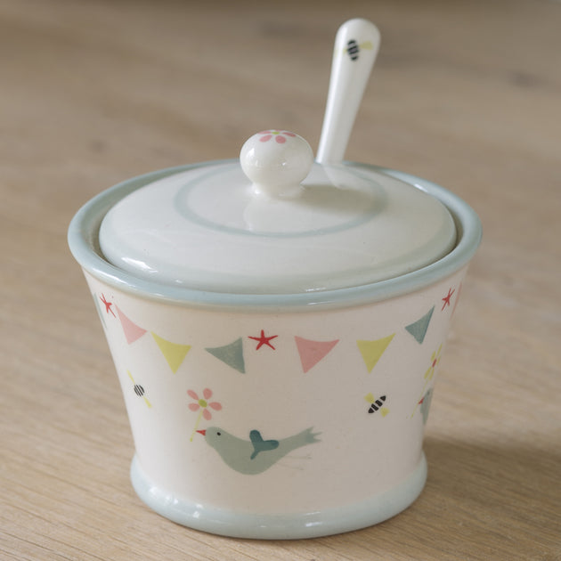 Birds & Bees Carnival Sugar Bowl