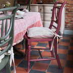 Painted Gustavian Dining Chair in Etruscan Red