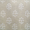 Hand-printed Reverse Grey Megha Linen - 352G
