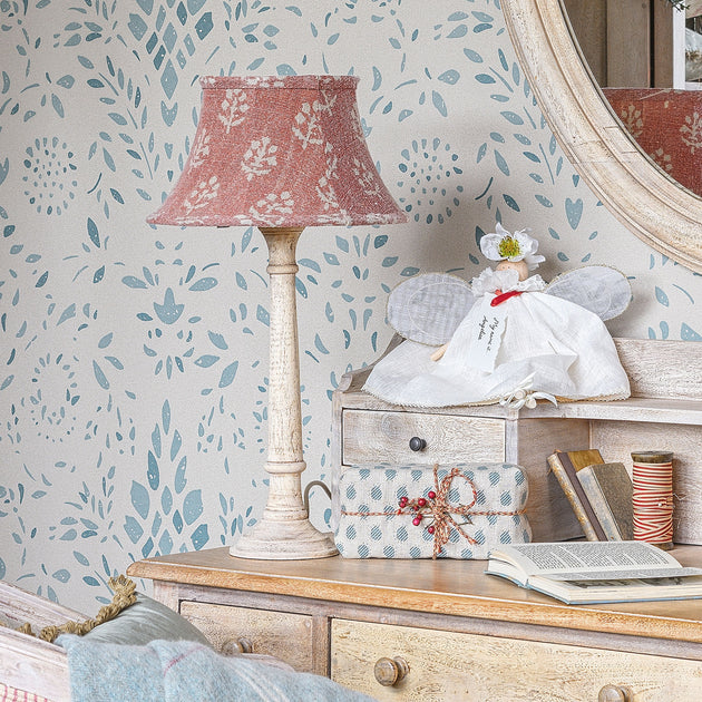 Red Earth Megha Framed Linen Lampshade