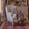 Indian Red Leaf Small Library Chair