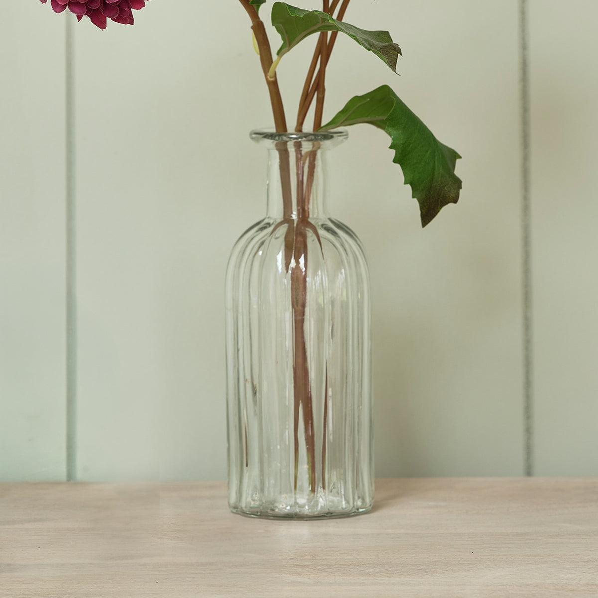 Reeded Flower Bottle