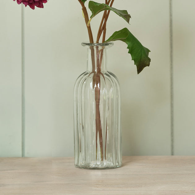 Reeded Flower Bottle