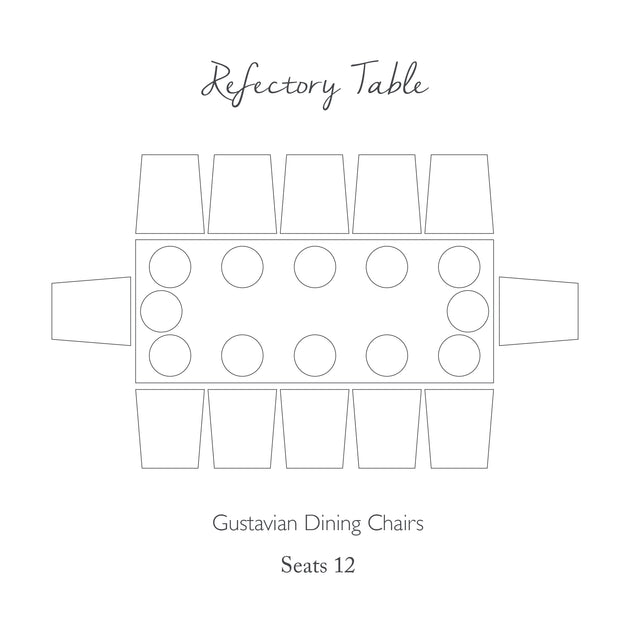 Large Refectory Dining Table