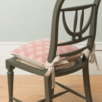 Rose Megha Rustic Linen Chair Cushion