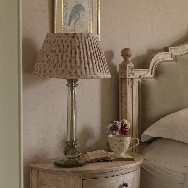 Rose Nina Linen Pleated Linen Lampshade