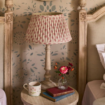 Rose Nina Linen Pleated Linen Lampshade