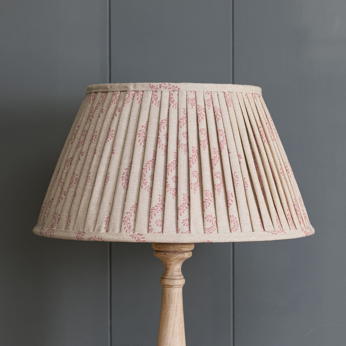 Rose Shalini 14" Pleated Linen Lampshade