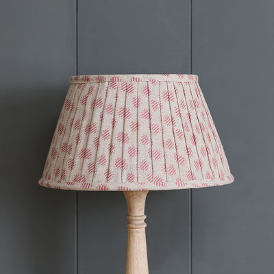Rose Nina Linen Pleated Linen Lampshade