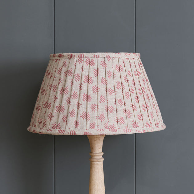 Rose Nina Linen Pleated Linen Lampshade