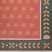 Red Gold Tulip - Hand-woven Wool Kilim