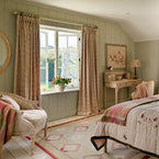 Hand-printed Sackville Stripe Stonewashed Rustic Linen 2.7m Panel - 333