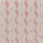 Hand-printed Sackville Stripe stonewashed Rustic Linen 2.7m Panel - 333