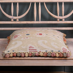 Saffron Natasha Large Seat Cushion with Tassels