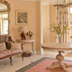 Saffron Ivory Large Shalini Wallpaper