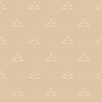 Wheat Ivory Leaf Wallpaper
