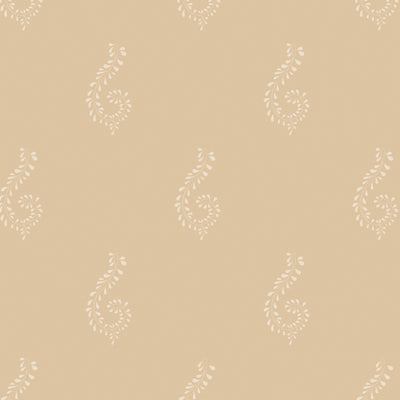 Saffron /Ivory Large Shalini Wallpaper
