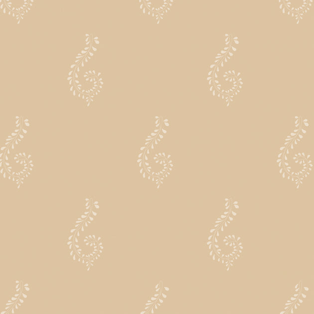Saffron /Ivory Large Shalini Wallpaper