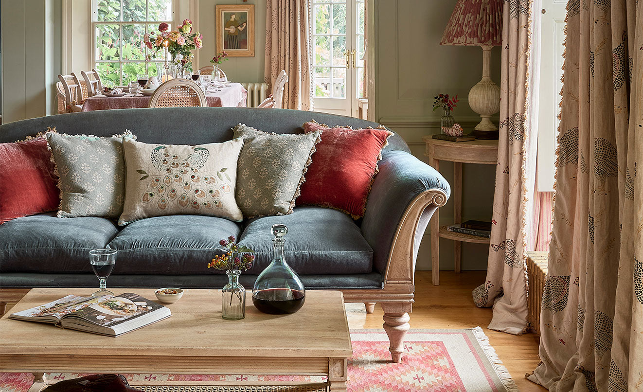 Upholstery Samples - Large Georgian Sofa
