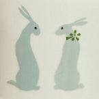 Sitting Hares Shallow Bowl