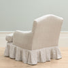 Small Howard Chair with Skirt - Stonewashed Linen