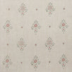 Hand-printed Smokey Blue Anushka on Rustic Linen – 317B