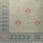 Smokey Blue Sikhara - Hand-woven Wool Kilim