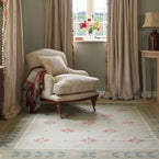 Smokey Blue Sikhara - Hand-woven Wool Kilim