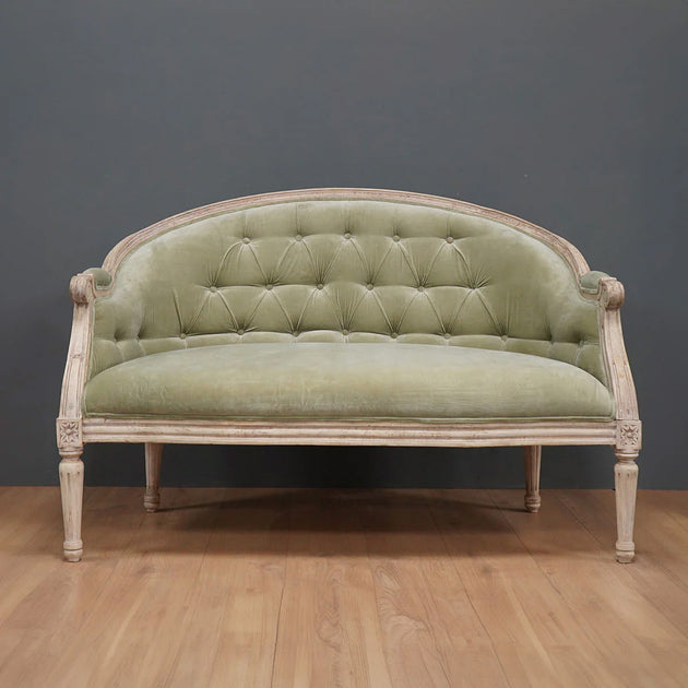 Smokey Green Velvet