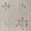 Embroidered Summer Daisies Rustic Linen 3m Panel - 151