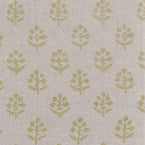 353 - Summer Green Megha Linen -  Roll End 1.1m