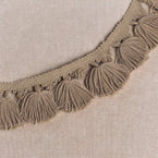 Plain Taupe Tassels