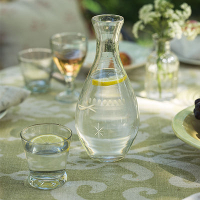 Hand-engraved Water Carafe