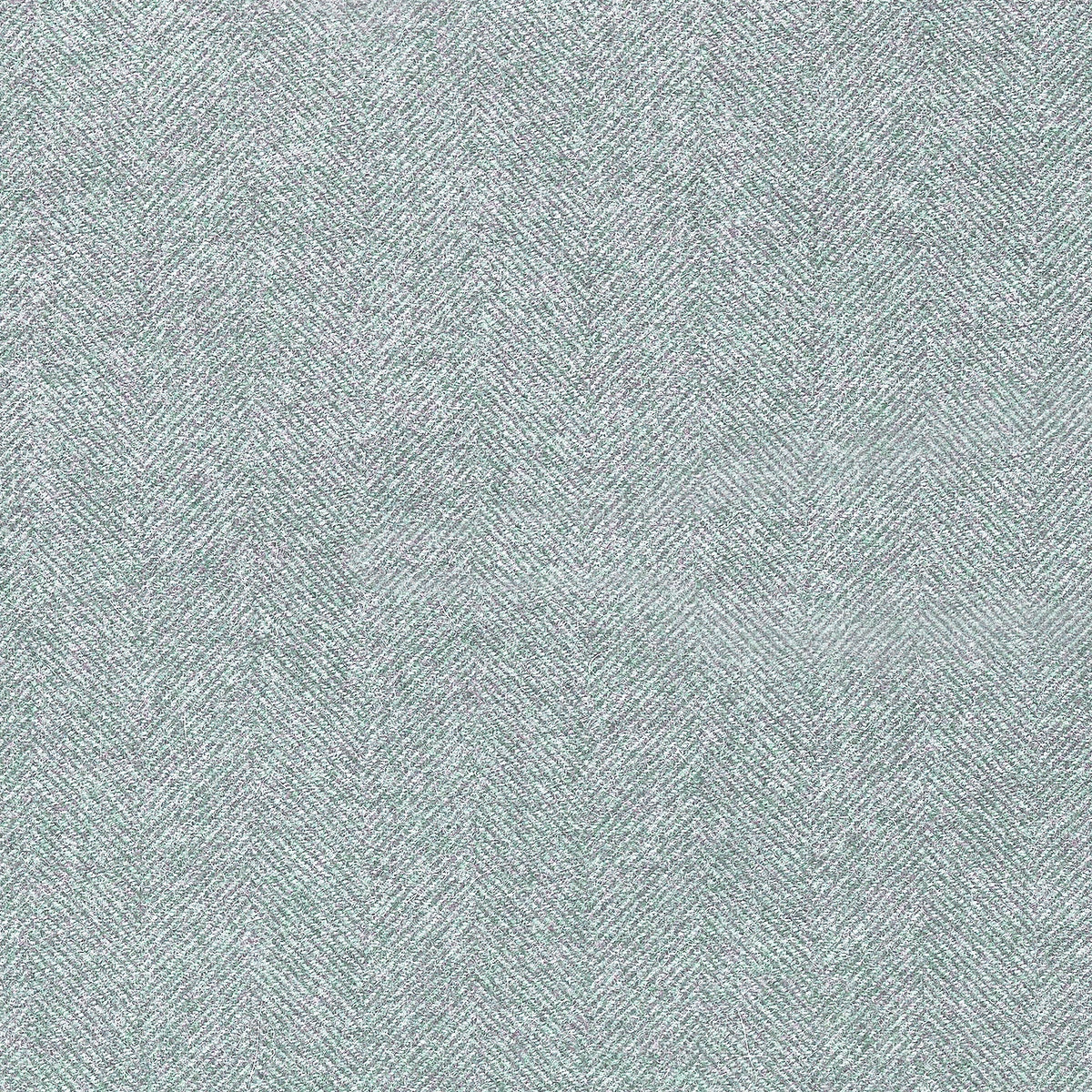 Small Non Returnable Sample of Duck Egg Herringbone Wool Tweed