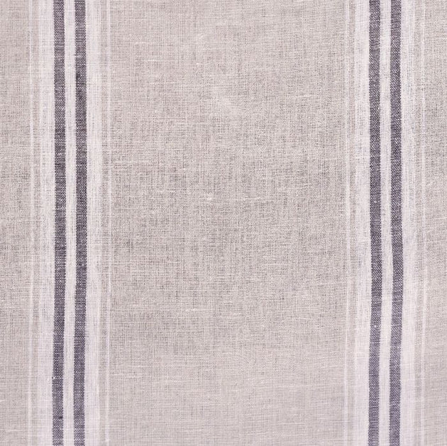 Roman Blind in Charcoal Large Gustavian Stripe 67cm (W) x 250cm (L)