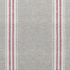 Grey Red Gustavian Stripe Cotton – Double Width – 287L