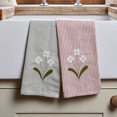 Flower Tea Towel (pack of 2)