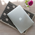 Charcoal Mika Large Laptop Case