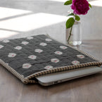 Charcoal Mika Large Laptop Case