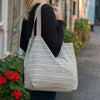 Striped Tote Bag