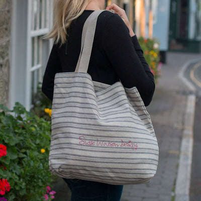 Striped Tote Bag