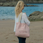 Striped Tote Bag