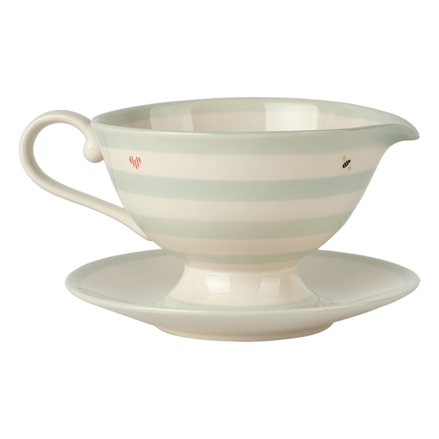 Honey Bees Sauce Boat and Saucer