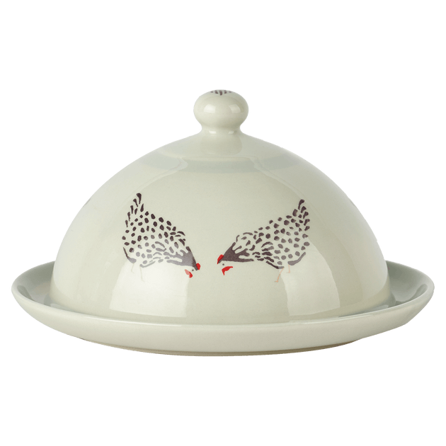 Guinea Fowl Butter Dish