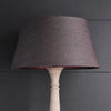 Plain Charcoal Linen Empire 14" Lampshade