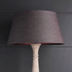 Plain Charcoal Linen Empire Lampshade